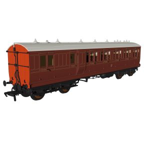 Rapido 978201 OO Gauge Evolution Non-Corridor Carriage Pack LBSC Mahogany