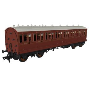 Rapido 978201 OO Gauge Evolution Non-Corridor Carriage Pack LBSC Mahogany
