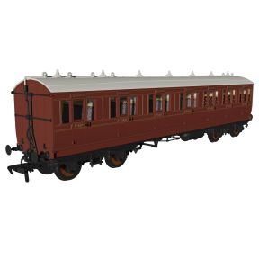 Rapido 978201 OO Gauge Evolution Non-Corridor Carriage Pack LBSC Mahogany