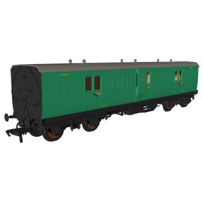 Rapido 978236 OO Gauge Evolution Non-Corridor Full Brake Coach BR Malachite Green S9995