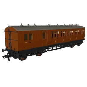 Rapido 978245 OO Gauge Evolution Non-Corridor Brake Third Coach Generic Brown