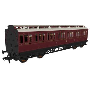Rapido 978250 OO Gauge Evolution Non-Corridor Composite Coach GW Lined Crimson Lake No.55