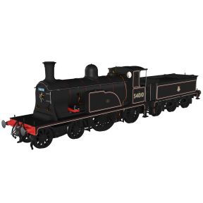 Rapido 982004 OO Gauge Caledonian Single 4-2-2 54010 BR Black Early Crest What If Livery