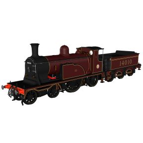 Rapido 982502 OO Gauge Caledonian Single 4-2-2 14010 LMS Lined Maroon DCC Sound Fitted