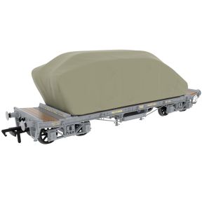 Rapido 985004 OO Gauge WD 35 Ton Rectank No.12087 WD Grey With Tank Load