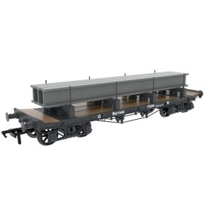 Rapido 985009 OO Gauge WD 35 Ton Rectank No.17329 GW Grey With Girder Load on Bolsters