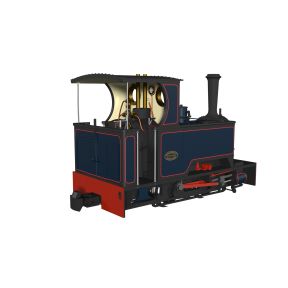 Rapido 986702 OO-9 Kerr Stuart Short Tank Sirdar Lined Dark Blue DCC Fitted