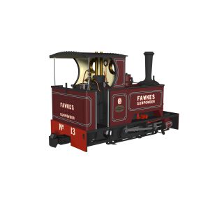 Rapido 986206 OO-9 Kerr Stuart Short Tank Sirdar G. Fawkes Lined Maroon