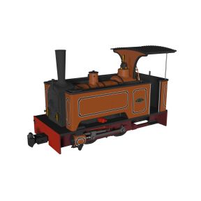 Rapido 986505 OO-9 Kerr Stuart and Co. Sirdar Class 0-4-0 Lined Burnt Orange DCC Fitted
