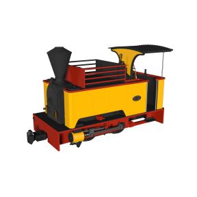 Rapido 986508 OO-9 Kerr Stuart and Co. Sirdar Class 0-4-0 Plain Yellow DCC Fitted