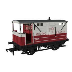 Rapido 987010 OO Gauge LNWR Diagram 17B Brake Van Ore Mining Branch No.905
