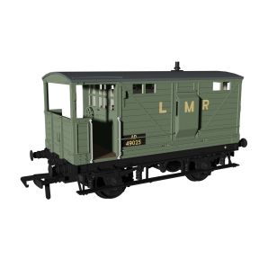 Rapido 987012 OO Gauge LNWR Diagram 17B Brake Van LMR AD49025