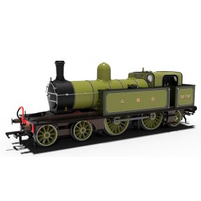 Rapido 989001 OO Gauge GNR C2 4-4-2 Tank 1020 GNR Lined Green