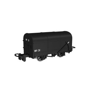 Rapido 990201 OO-9 Gunpowder Van Plain Black No.31