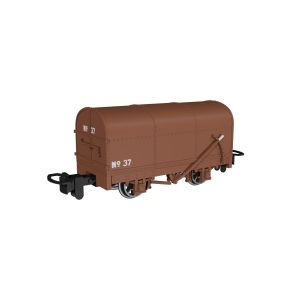 Rapido 990204 OO-9 Gunpowder Van Plain Rusty Brown No.37