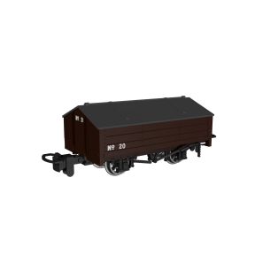 Rapido 990401 OO-9 Peaked Roof Van Plain Brown No.20