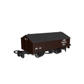 Rapido 990402 OO-9 Peaked Roof Van Brown 'Lime' No.24
