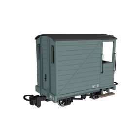 Rapido 990803 OO-9 Single Veranda Brake Van Plain Grey No.9