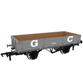 Rapido 996001 OO Gauge GCR Diagram 6C 3 Plank Open Wagon GCR Grey No.1987