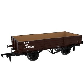 Rapido 996011 OO Gauge GCR Diagram 6C 3 Plank Open Wagon Post 1936 LMS Bauxite No.358026