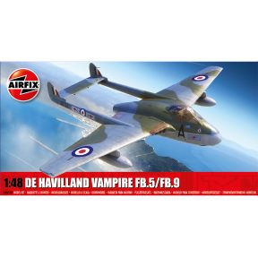 Airfix A06108 De Havilland Vampire FB.5/FB.9 Plastic Kit