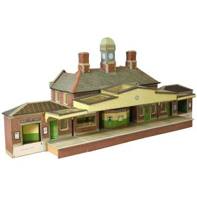 Superquick A10 OO Gauge Railway Terminus Station Card Kit