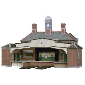 Superquick A10 OO Gauge Railway Terminus Station Card Kit