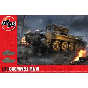 Airfix A1374 Cruiser Mk.VIII A27M Cromwell Mk.VI Tank Plastic Kit