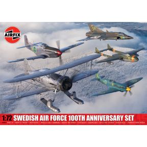 Airfix A40004 Swedish Air Force 100th Anniversary Set Plastic Kit
