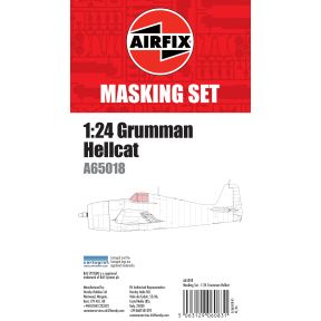 Airfix A65018 Masking Set 1:24 Scale Gumman Hellcat Plastic Kit
