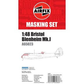 Airfix A65023 Masking Set 1:48 Scale Bristol Blenheim Mk.I Plastic Kit