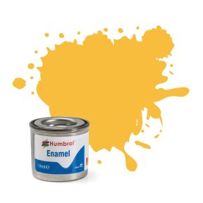 Humbrol No.7 Light Buff Gloss Finish Enamel Paint 14ml Tinlet