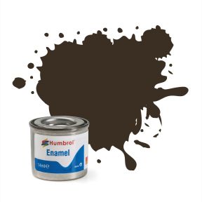 Humbrol No.10 Service Brown Gloss Finish Enamel Paint 14ml Tinlet