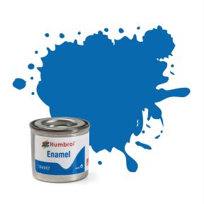Humbrol No.52 Baltic Blue Metallic Finish Enamel Paint 14ml Tinlet