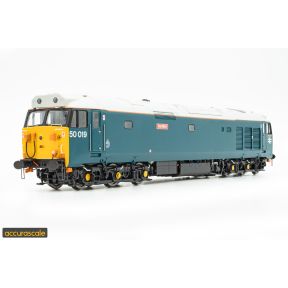 Accurascale ACC2391DCC OO Gauge Class 50 50019 'Ramillies' Laira Blue DCC Sound Fitted