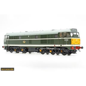 Accurascale ACC3375 OO Gauge Class 30 D5581 BR Green Small Yellow Panels