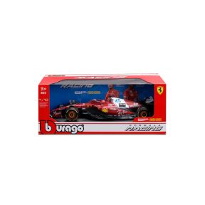 Bburago B18-16816L Ferrari SF-25 2025 Charles Leclerc With Helmet Diecast Model