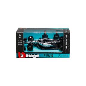 Bburago 18-38237R No.63 George Russell Mercedes-AMG F1 W16 E 2025 Season Diecast Model