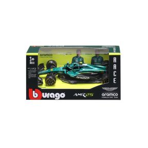 Bburago 18-38250A No.14 Fernado Alonso Aston Martin AMR25 2025 Season Diecast Model