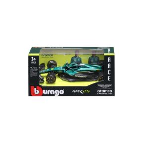 Bburago 18-38250S No.18 Lance Stroll Aston Martin AMR25 2025 Season Diecast Model