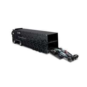 Bburago B18-38402 Merdeces AMG Racing Transporter Lorry W15 2024 George Russell