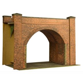 Superquick C08 OO Gauge Red Brick Embankment Arches Card Kit