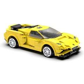 CaDA 51074W Yellow Evo Sports Car Plastic Brick Kit