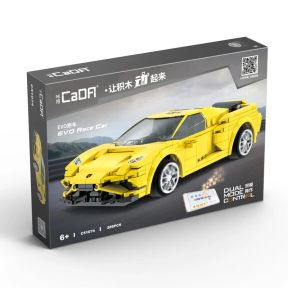 CaDA 51074W Yellow Evo Sports Car Plastic Brick Kit