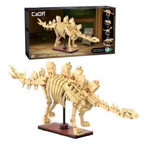 CaDA C59012W Dinosaur Fossils Stegosaurus Plastic Brick Kit