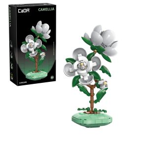 CaDA C59029W Camellia Building Block Planter Plastic Brick Kit