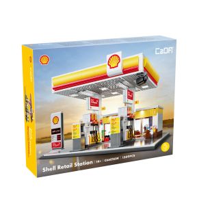 CaDA C66026W Shell Retail Station Plastic Brick Kit