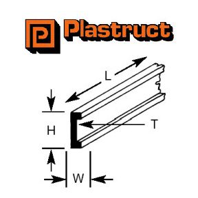 Plastruct Channel Section - Various sizes to choose