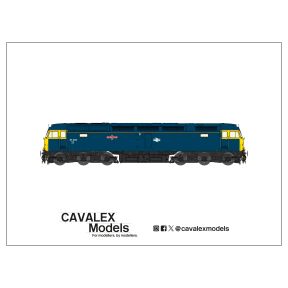 Cavalex CM-47423-BRB OO Gauge Class 47 47423 BR Blue DCC Sound Fitted