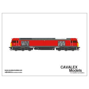 Cavalex Models CM-60010-DB OO Gauge Class 60 60010 DB Cargo Debranded